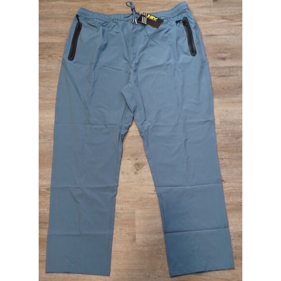 TBY Outdoor Sports Pants Mens XXL 30 Inseam Blue Stretch Waist Hiking NEW - Picture 4 of 9